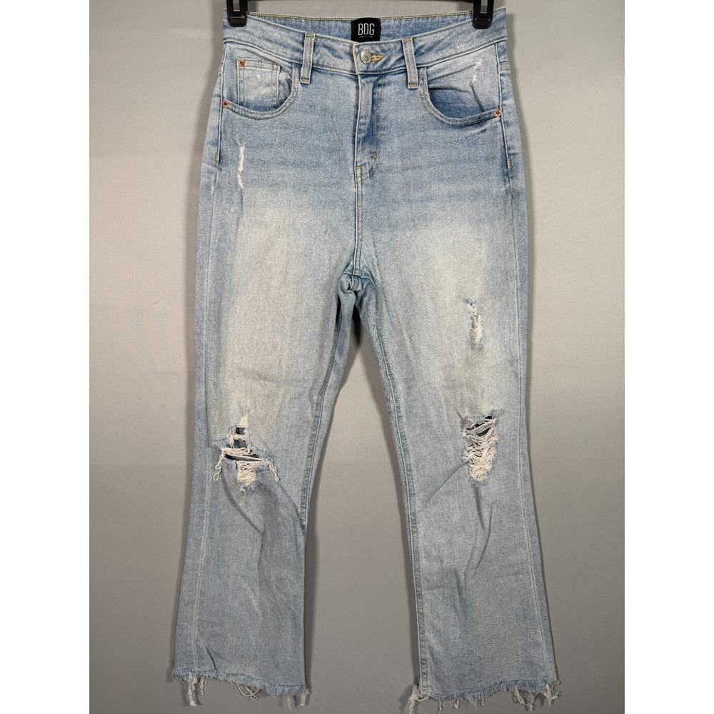 BDG Urban‎ Outfitters Ripped Distressed High Rise Kick Flare Jeans Women's SZ 29